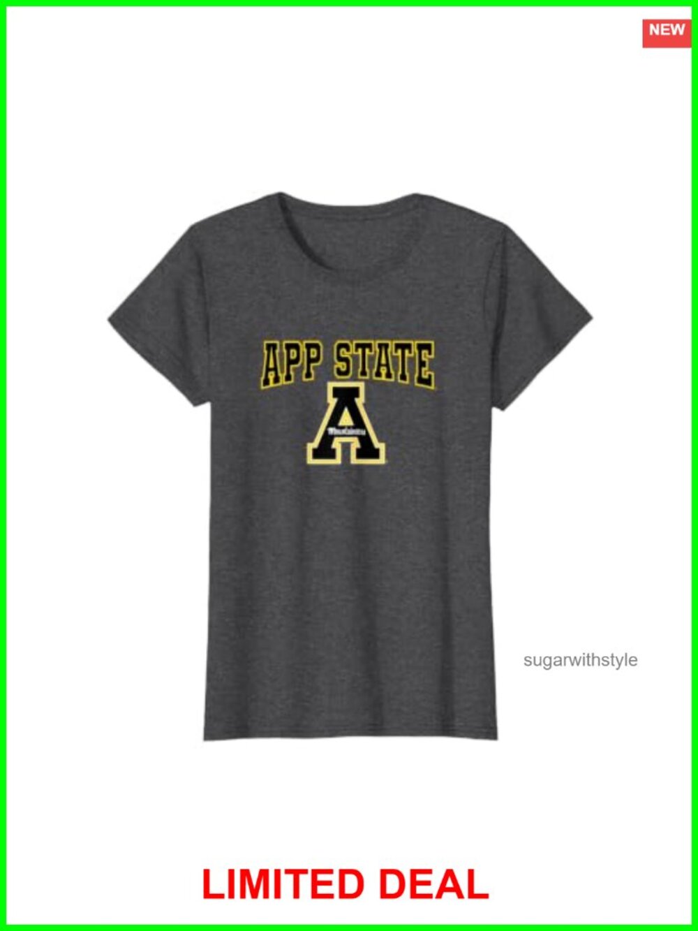 App State Mountaineers Fan T-Shirt Collegiate Game Day Tee